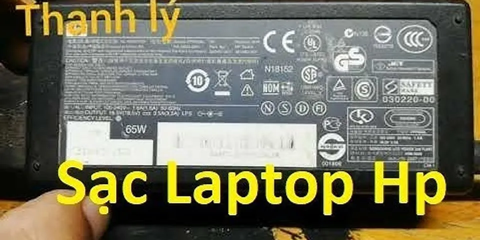 Cực sạc laptop HP không vào điện