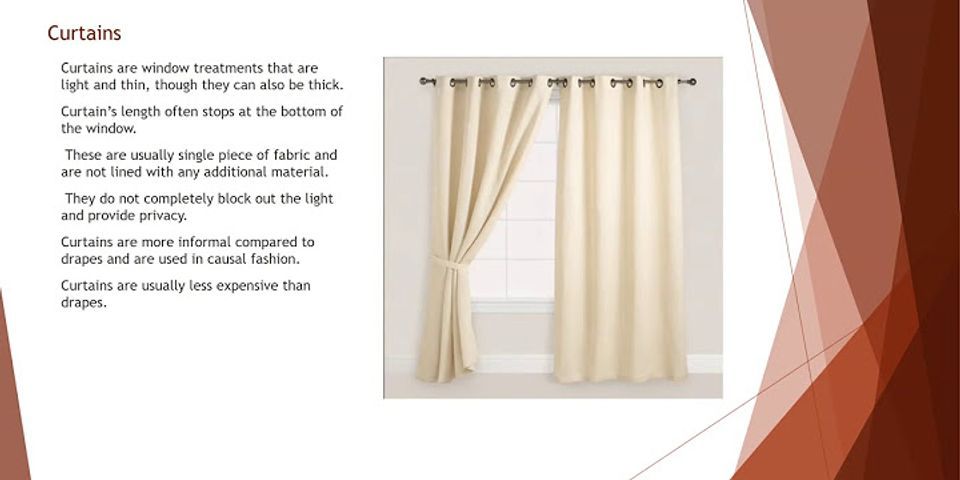 Curtains là gì
