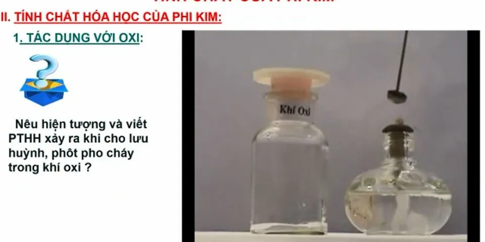 Để So sánh tính phi kim của lưu huỳnh và clo có thể dựa vào phản ứng nào