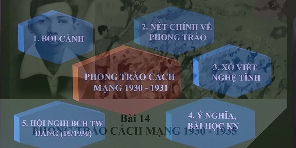 Điểm giống nhau giữa phong trào cách mạng 1930 -- 1931 và 1936 đến 1939 là