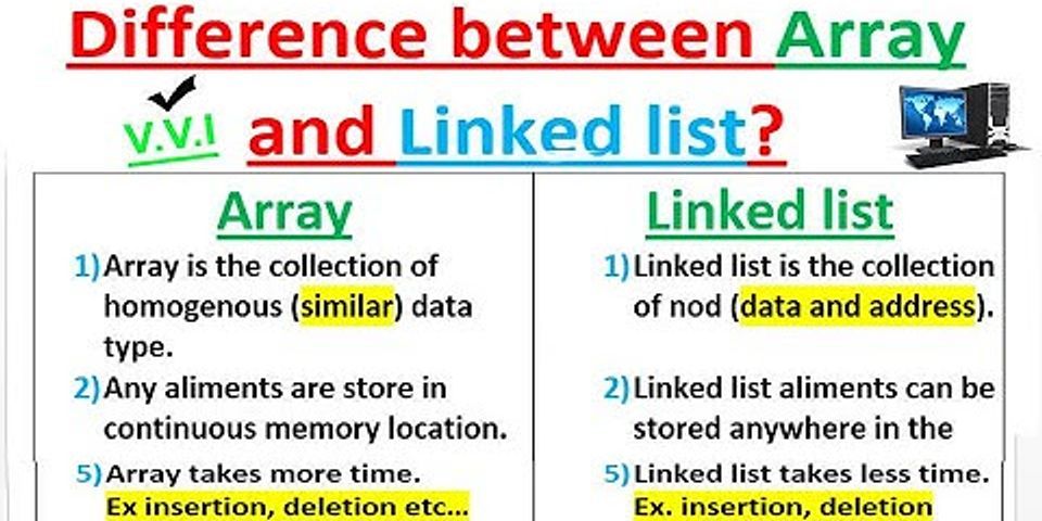 difference-between-array-and-linked-list-tutorialspoint