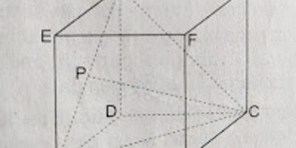 Kubus efgh eh abcd cf p. dengan tentukan tengah diketahui garis jarak rusuk 4 ke titik p cm Cara Menghitung