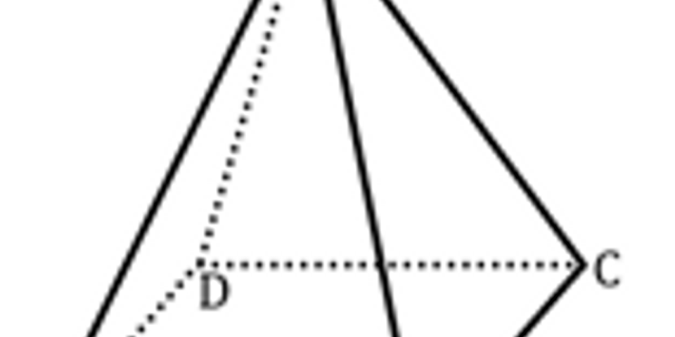 Limas beraturan t abcd mempunyai panjang ab 12 cm dan ta 18 cm jarak titik t ke bidang alas adalah