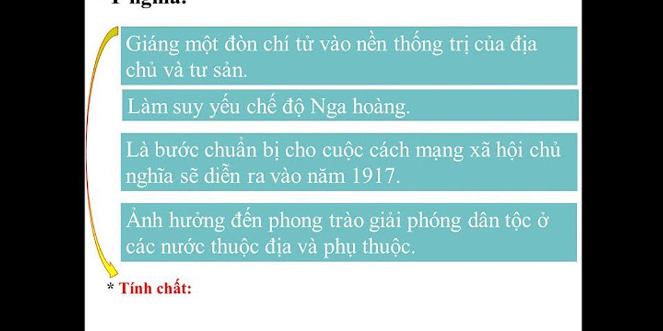 Đỉnh cao của Cách mạng Nga 1905 -- 1907 là gì