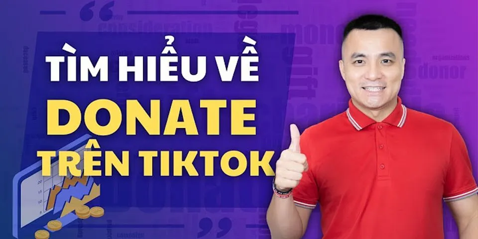 Donate trên TikTok là gì