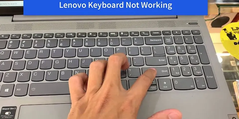 Driver bàn phím laptop Lenovo
