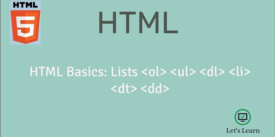 Explain various types of lists that can be created in HTML giving suitable example