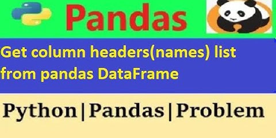 Python Dataframe Get Column Index By Name