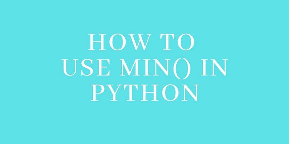 find-the-smallest-number-in-a-list-python