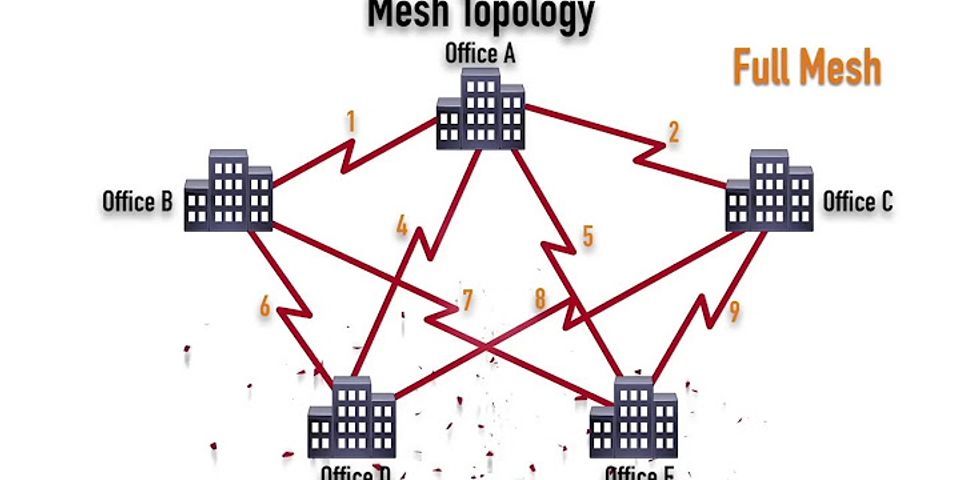 For 4 devices in a network the number of cable links required in mesh topology is