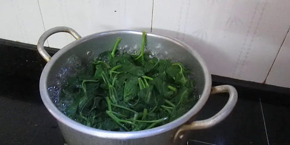 Giới thiệu về cách luộc rau muống