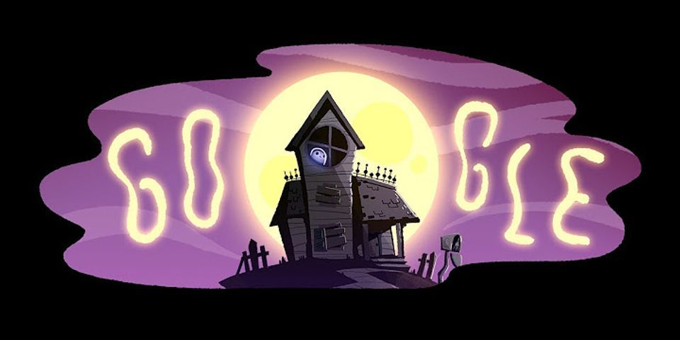 Google doodle halloween 2017