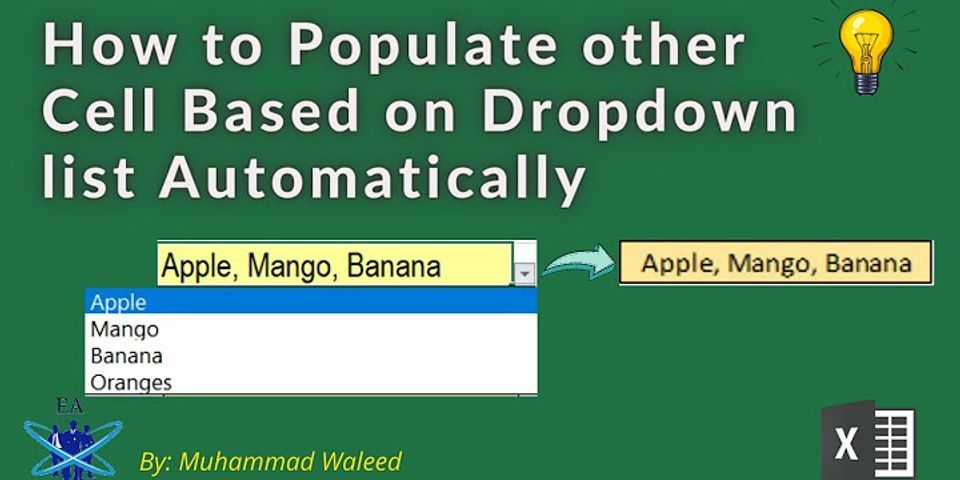 how-can-i-create-a-drop-down-list-to-populate-other-cells