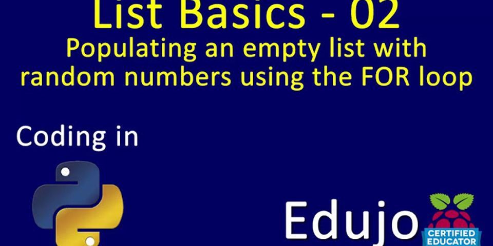 How can you make a list that list the items with numbers?