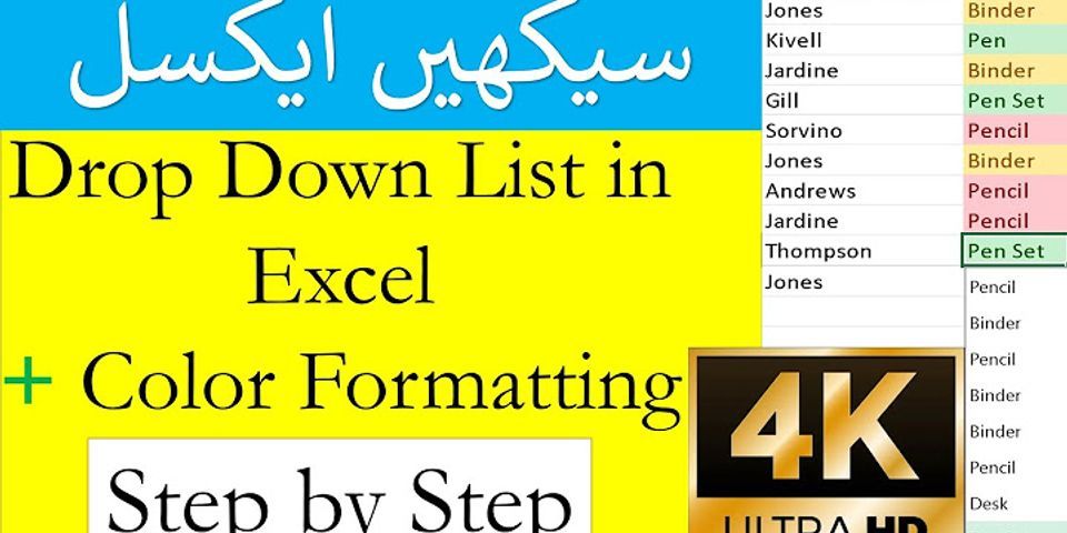 How Do I Create A Yes No Drop Down List In Excel With Color