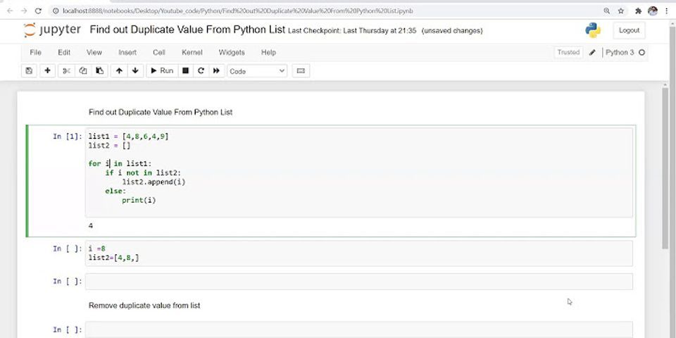 how-do-i-find-duplicates-in-a-list-python