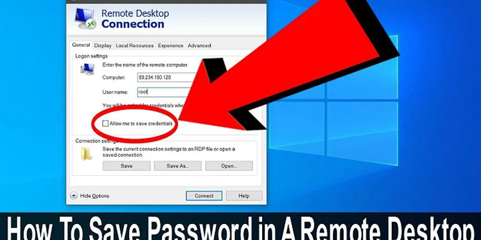 How do I find my Remote Desktop password?