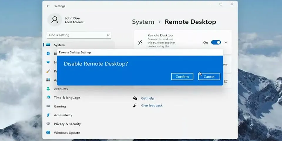 How do I kick someone off remote desktop?