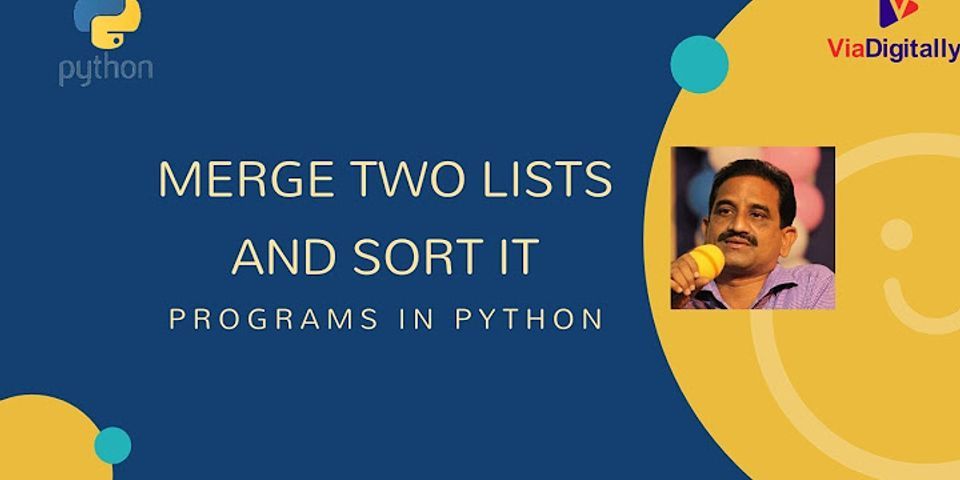 How do I merge two lists in order in Python?