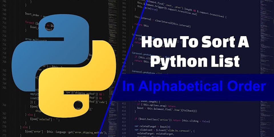 how-do-i-sort-a-list-in-alphabetical-order-in-python