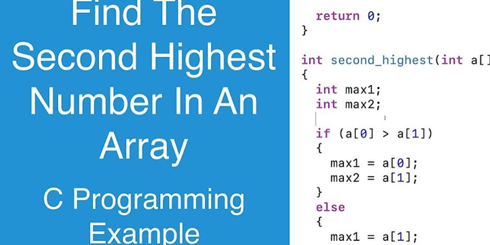How do you find the second highest number in an Arraylist?