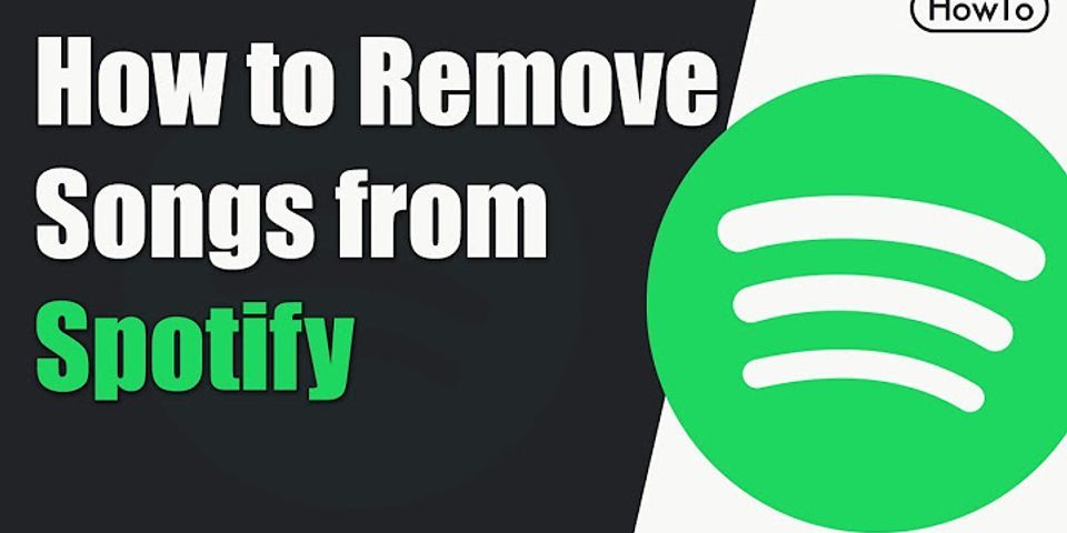How do you remove a song from a playlist in Spotify?