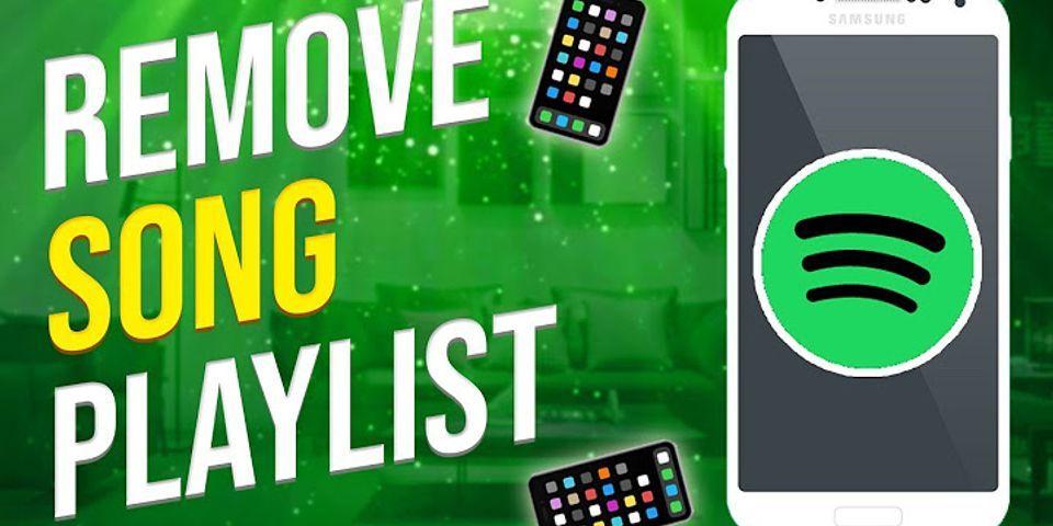 How to remove a song from a playlist without deleting it