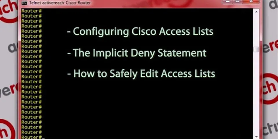 How to remove extended access list in Cisco switch