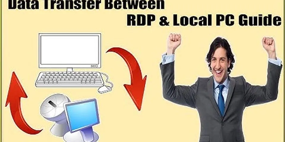 How to save files from Remote Desktop to local Desktop
