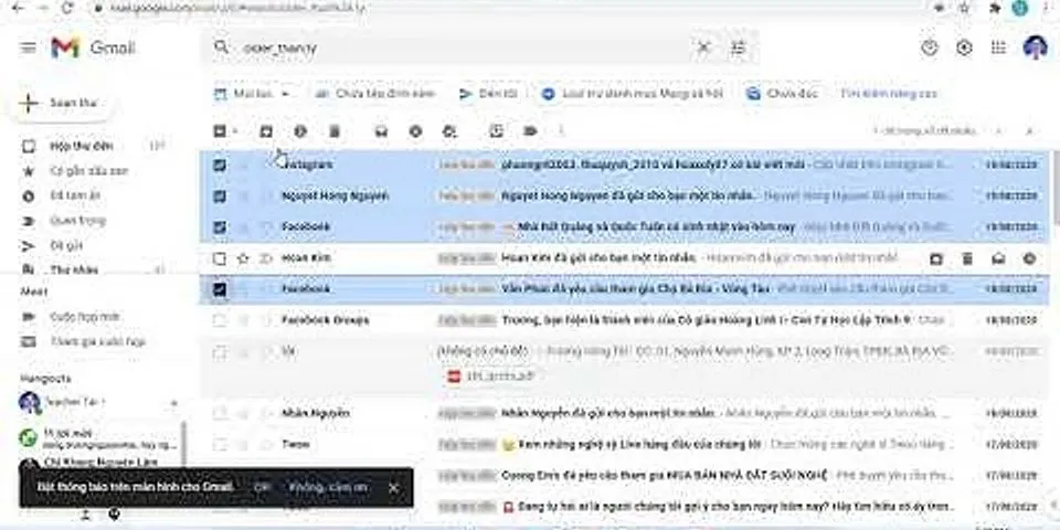 Hướng dẫn giải phóng dung lượng Gmail