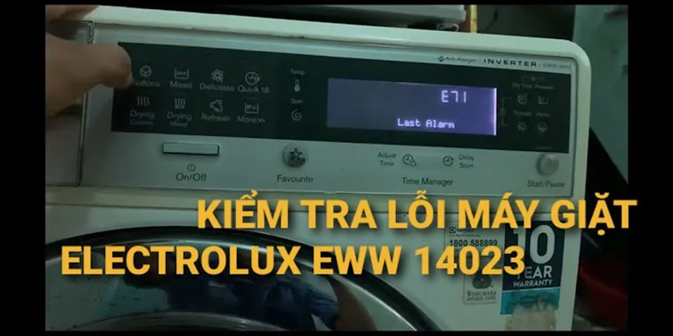 Hướng dẫn sử dụng máy giặt Electrolux ewf9025bqsa