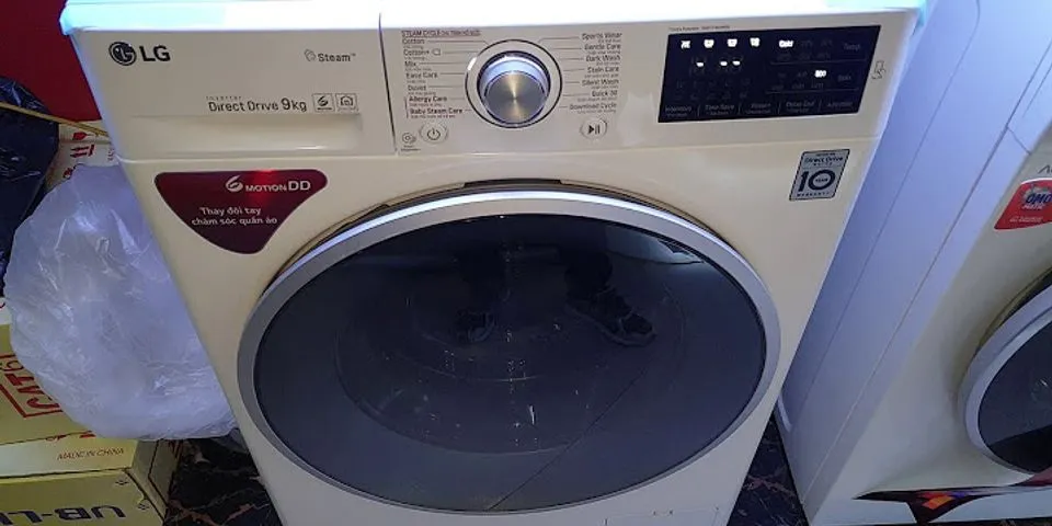 Hướng dẫn sử dụng máy giặt LG cửa ngang 9kg