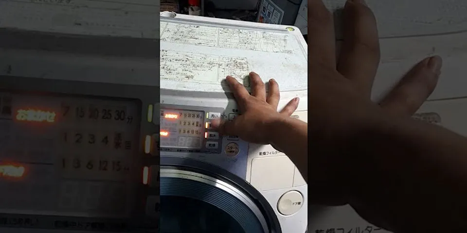 Hướng dẫn sử dụng máy giặt National NA V81