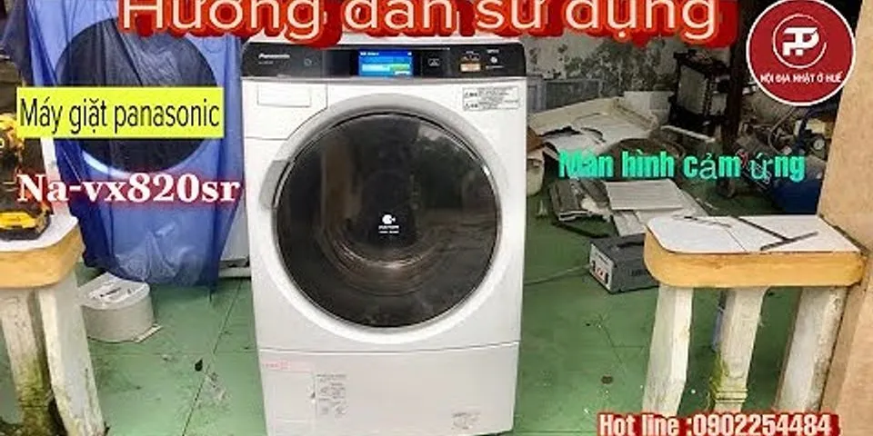 Hướng dẫn sử dụng máy giặt Panasonic NA-VX3000L