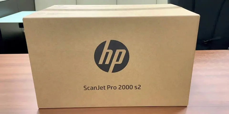 Hướng dẫn sử dụng máy scan HP ScanJet Pro 2000 s2