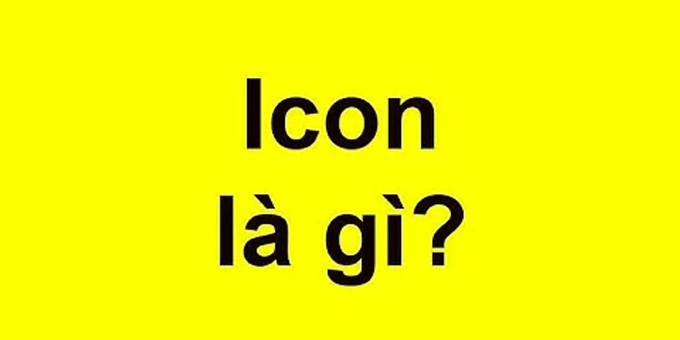 Icon ???? nghĩa là gì