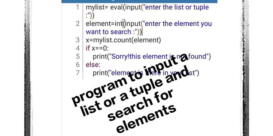 Input a list/tuple of elements, search for a given element in the list/tuple.
