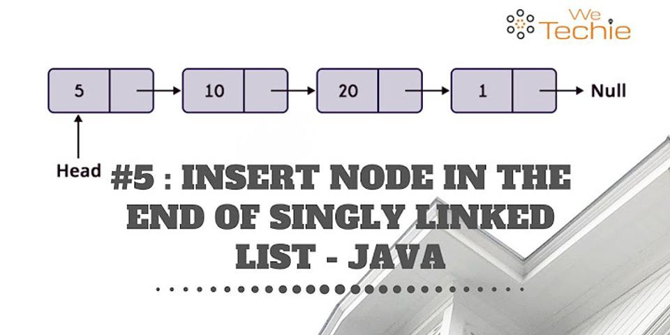 Insertion at the end of a linear linked list is a special case.