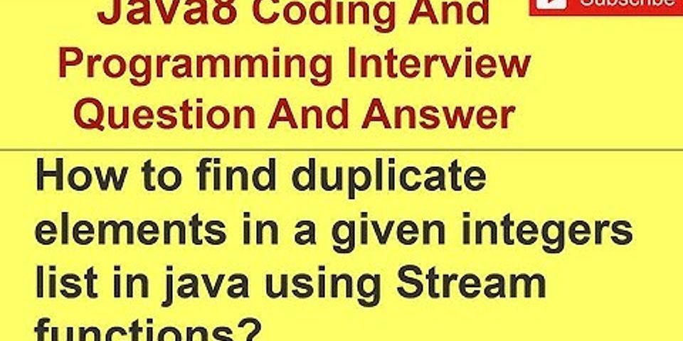 Java 8 count duplicates in List
