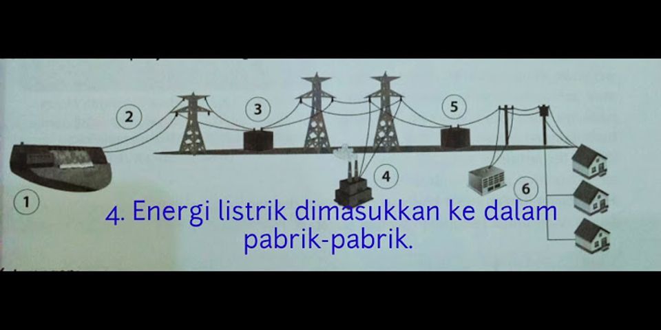 Jelaskan proses penyaluran energi listrik pada PLTMH