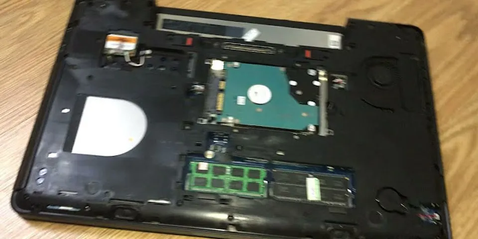 Laptop không nhận ổ cứng SSD