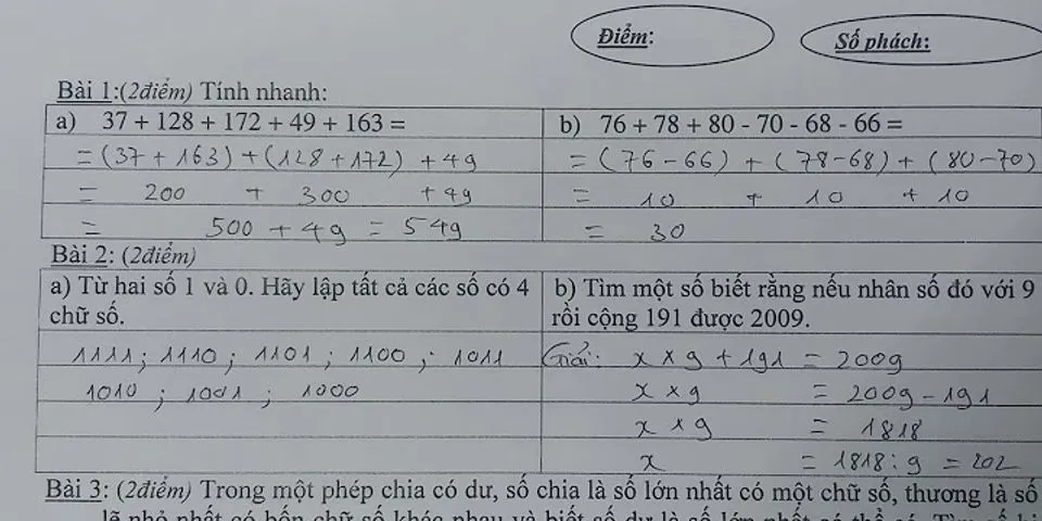 Lớp 3A có 34 học sinh, lớp 3B có ít hơn lớp 3A 9 học sinh hỏi cả hai lớp có bao nhiêu học sinh