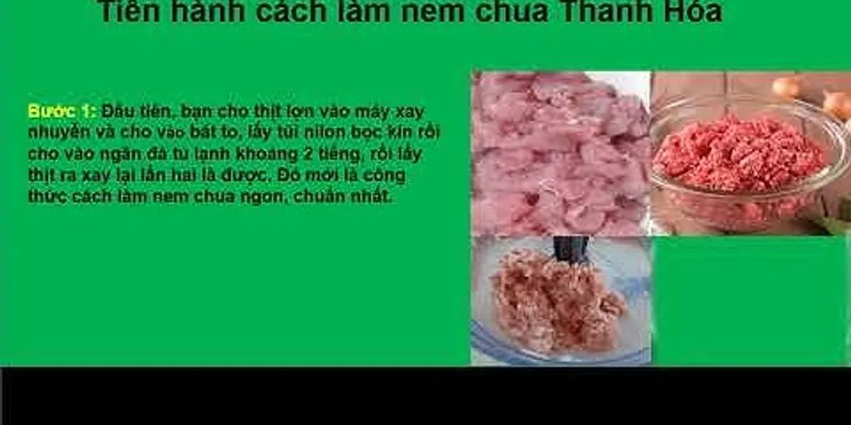 Nem chua để bao lâu thì ăn được