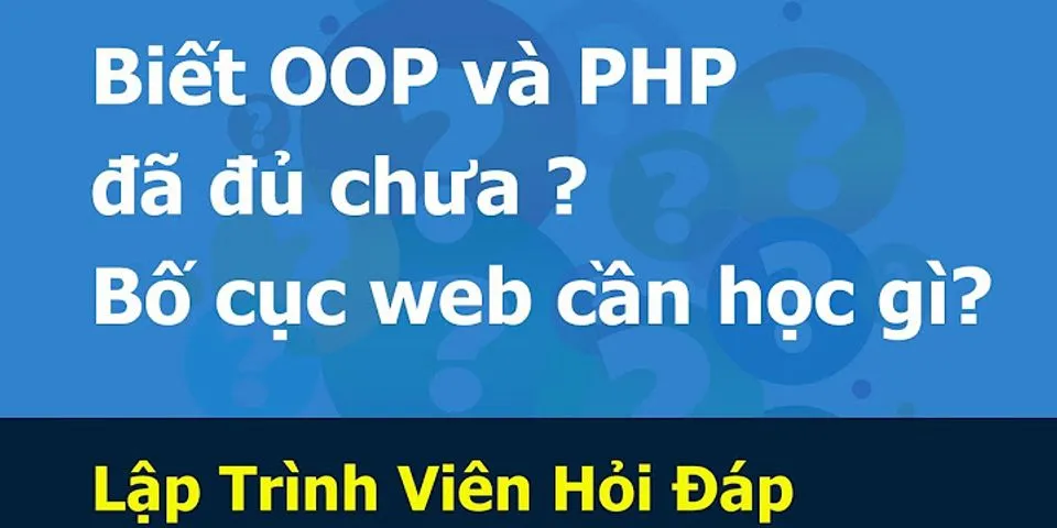Oop PHP là gì