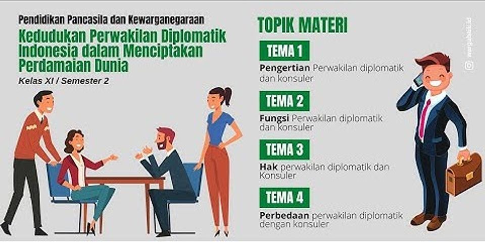 Perbedaan Antara Perwakilan Diplomatik Dengan Perwakilan Konsuler Adalah