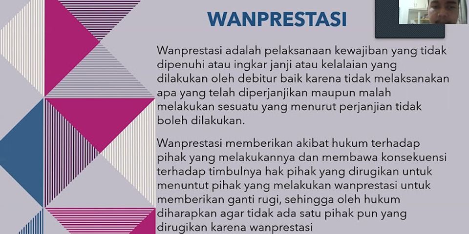 Perbedaan Pmh Dan Wanprestasi