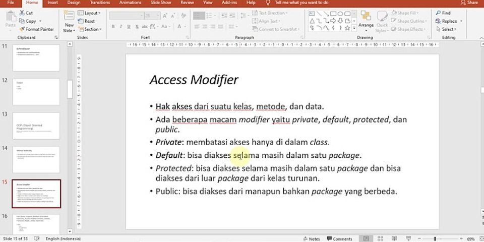 Perbedaan Public Private Protected Dan Default Pada Java 3868