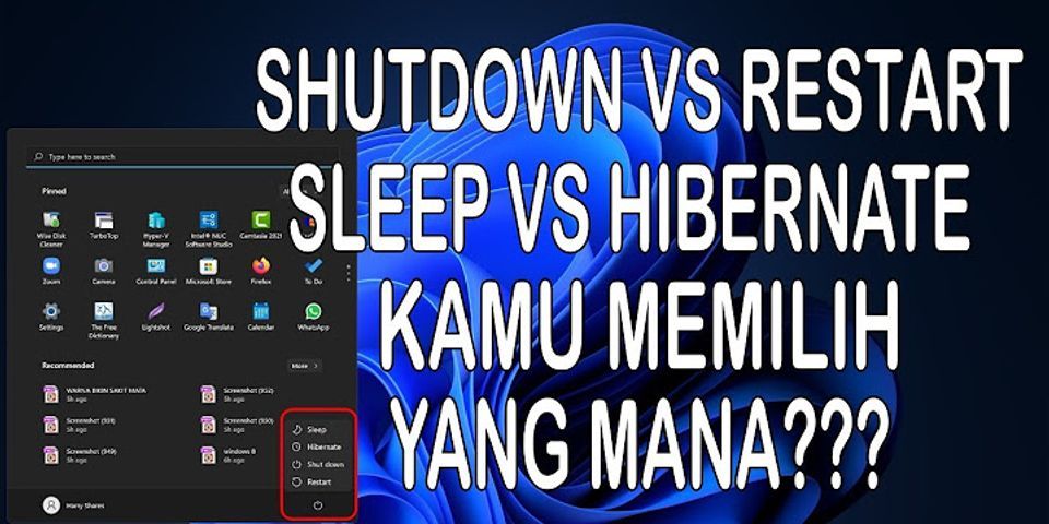 Perbedaan Turn Off Dan Shutdown