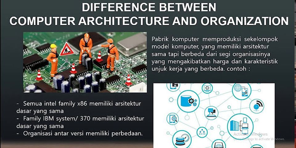 Perbedaan Organisasi Komputer Dan Arsitektur Komputer Homecare24