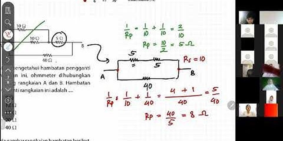 Perhatikan Gambar Rangkaian Listrik Dibawah Ini Besar Kuat Arus Pada ...